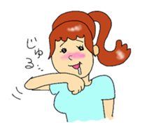 fellow mom's cute sticker sticker #13428102