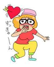 fellow mom's cute sticker sticker #13428103