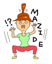 fellow mom's cute sticker sticker #13428110