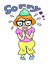 fellow mom's cute sticker sticker #13428117