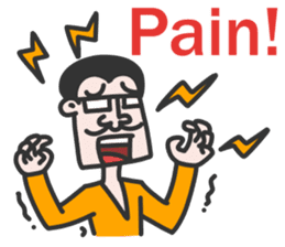 Glasses male sticker #13482223