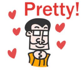 Glasses male sticker #13482227