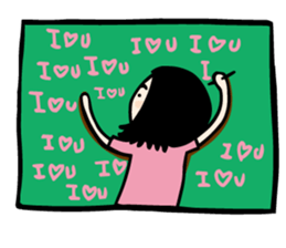 Trick or Love sticker #13677781