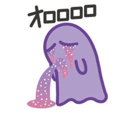 purple ghost. sticker #13718692