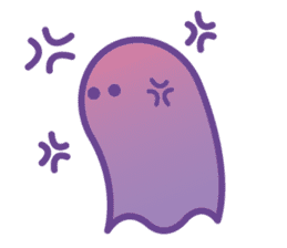 purple ghost. sticker #13718702