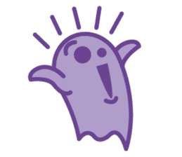 purple ghost. sticker #13718711