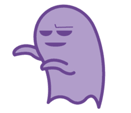 purple ghost. sticker #13718721