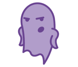 purple ghost. sticker #13718722