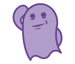 purple ghost. sticker #13718724
