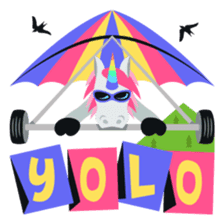 Unicorn Life: Emoji stickers by EmojiOne sticker #13783932