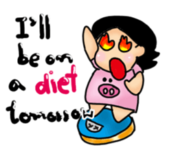 A Fatty's Diary (ENG) sticker #13844234