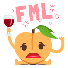A Peach Life: Emoji Stickers by EmojiOne sticker #13902580