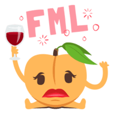 A Peach Life: Emoji Stickers by EmojiOne sticker #13902580
