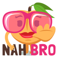 A Peach Life: Emoji Stickers by EmojiOne sticker #13902591