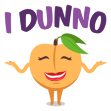 A Peach Life: Emoji Stickers by EmojiOne sticker #13902594