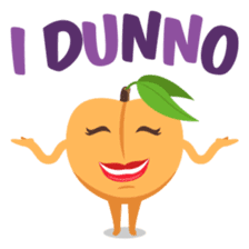 A Peach Life: Emoji Stickers by EmojiOne sticker #13902594