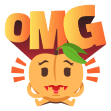 A Peach Life: Emoji Stickers by EmojiOne sticker #13902599