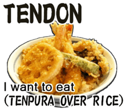 My favorite in Japan meals, 16 dishes x2 sticker #13974519