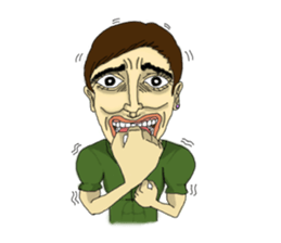 crazy family sticker #14003671