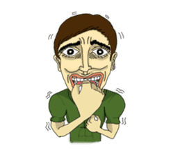 crazy family sticker #14003671