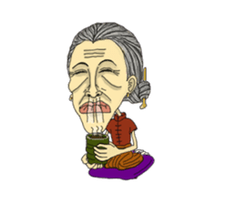 crazy family sticker #14003684