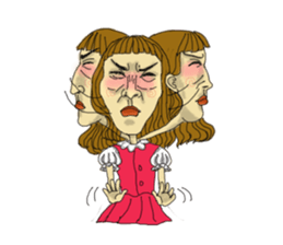 crazy family sticker #14003686