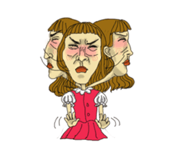crazy family sticker #14003686