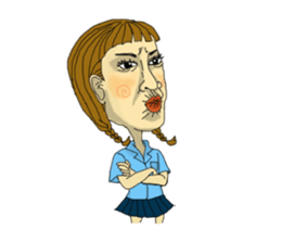 crazy family sticker #14003687