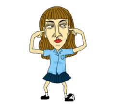 crazy family sticker #14003688