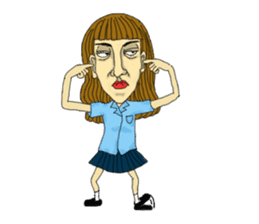 crazy family sticker #14003688