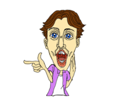 crazy family sticker #14003690