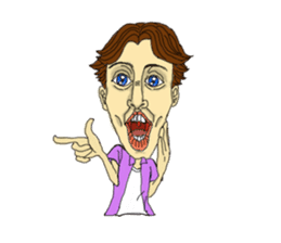 crazy family sticker #14003690
