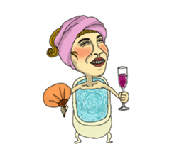 crazy family sticker #14003694