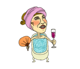 crazy family sticker #14003694