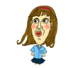 crazy family sticker #14003705