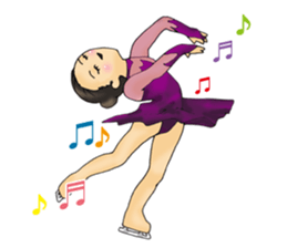 I love figure skating 2 sticker #14018655