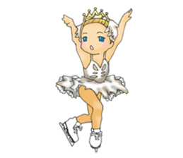 I love figure skating 2 sticker #14018663