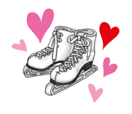 I love figure skating 2 sticker #14018666