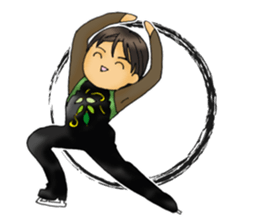 I love figure skating 2 sticker #14018685