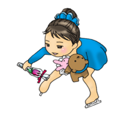 I love figure skating 2 sticker #14018689