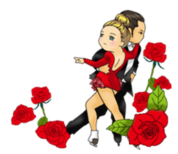 I love figure skating 2 sticker #14018690