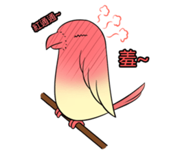 A parrot sticker #14020238