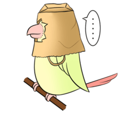A parrot sticker #14020240