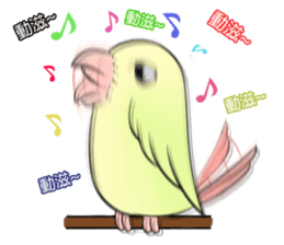 A parrot sticker #14020241