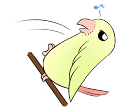 A parrot sticker #14020258