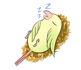 A parrot sticker #14020259