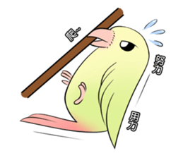 A parrot sticker #14020261