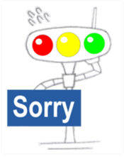 Traffic Signal Man sticker #14054928