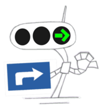 Traffic Signal Man sticker #14054931