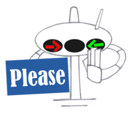 Traffic Signal Man sticker #14054933